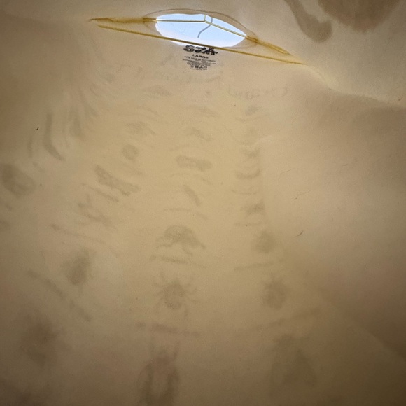 Cream Sweatshirt with Reptile and Insect Graphics - Picture 5 of 5